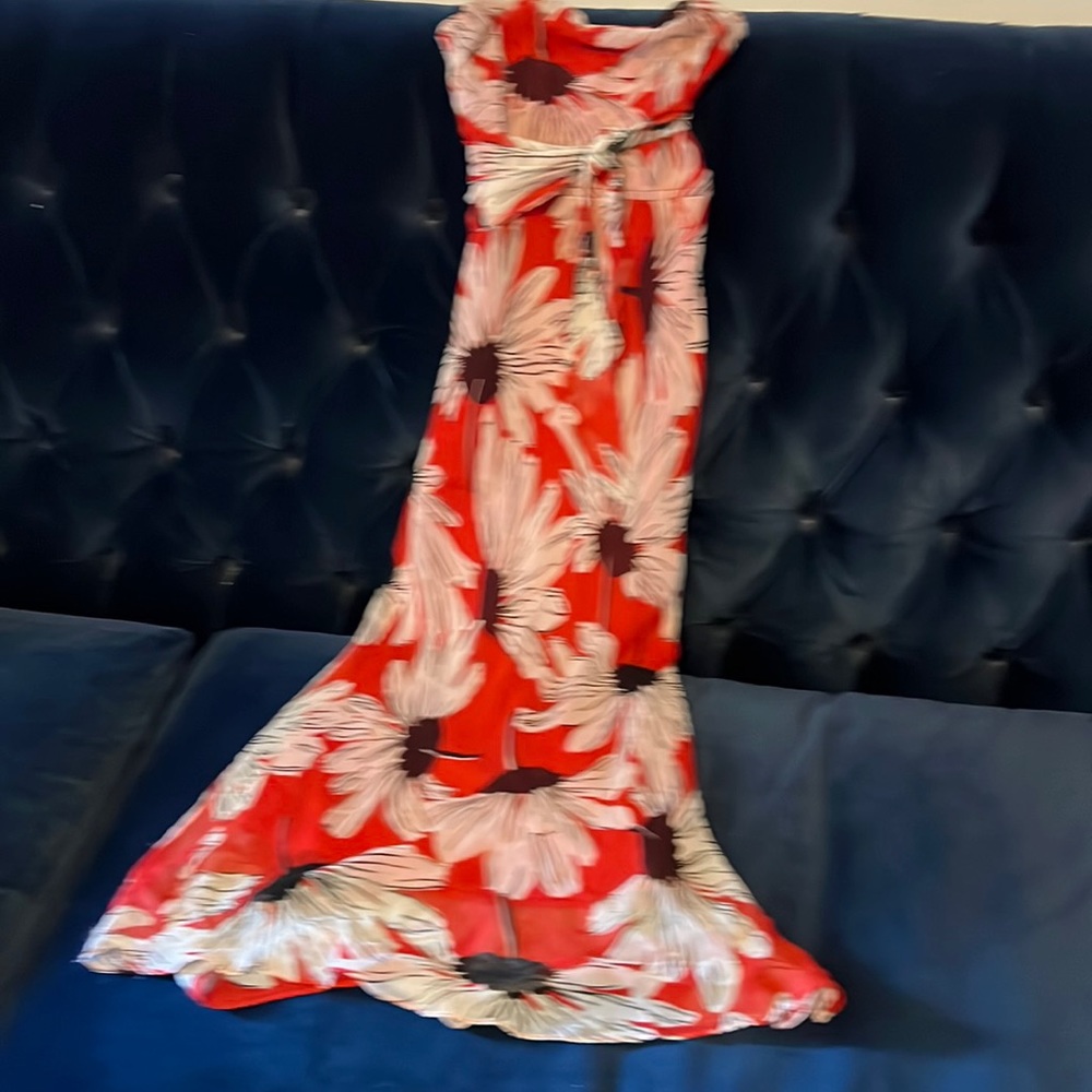 Betsey john vintage strapless dress.